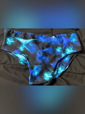 Fused Hawaii Blue Floral Swim Bottoms